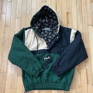 Y2K Vintage 90s Fila Half Zip Jacket